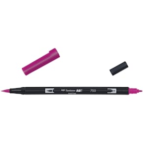 Marker Tombow ABT Dual Brush 755 rubine red