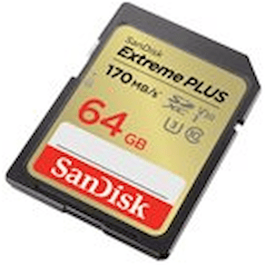 SanDisk Extreme PLUS - Flash-minneskort - 64 GB - UHS-I U3 /