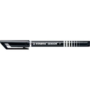 Fineliner STABILO SENSOR, 0,3 mm, zwart