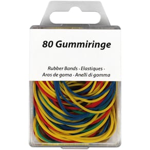 Gummiringe METZGER, 80 Stück, bunt
