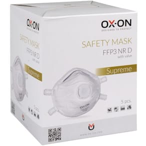 Andningsskydd OX-ON FFP3 m ventil 5/fp