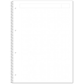 Collegeblock Ursus Style, A4, 80 Blatt, punktkariert, weiß