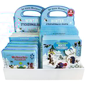 Beschäftigungsbuch-Set TRÖTSCH, 6 Titel, 26 St., Maulwurf