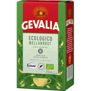 Kaffe GEVALIA Ecologico KRAV & UTZ mellanrost 425g