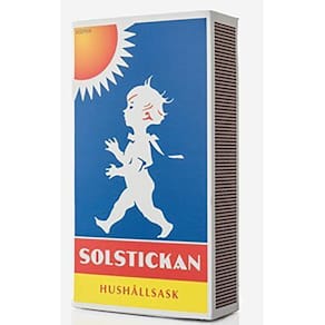 Tändstickor Solstickan Hushållsask