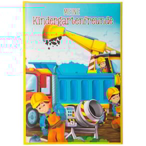 Freundebuch GOLDBUCH Kindergarten Baustelle, 88 Seiten