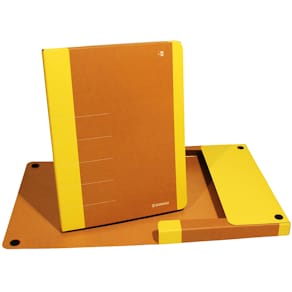 Heftbox DONAU Life, Karton, A4/3cm, neongelb