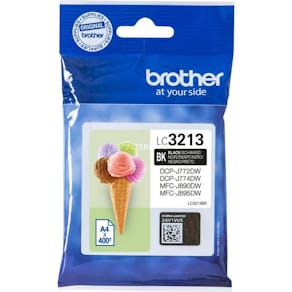 Bläckpatron BROTHER LC3213BK Svart