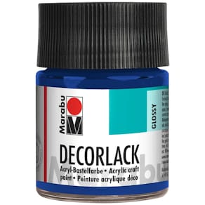 Acrylfarbe Marabu Decorlack, mittelblau, 50 ml