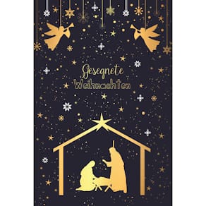 Weihnachtskarte SKORPION heilig