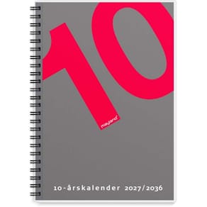 Årskalender Mayland 2027, 10-års, 154 x 216 mm, FSC