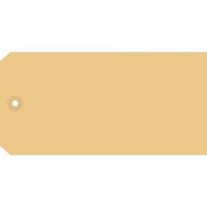 Anhängeetikett RNK Manila, chamois