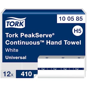 Pappershandduk TORK PeakServe Universal H5, 1-lag, 4920/FP