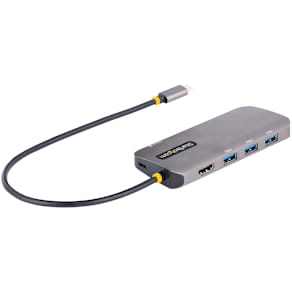 StarTech.com USB C Multiport Adapter, 4K 60Hz HDMI Video, 3-Port