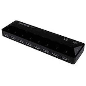 StarTech.com USB 3.0-hub med 10 portar och laddnings- &amp,