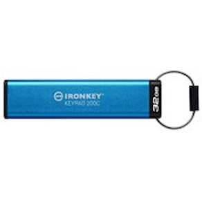 Kingston IronKey Keypad 200C - USB flash-enhet - krypterat