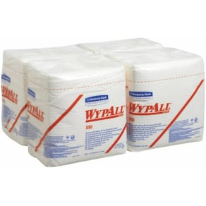 Reinigungstuch WypAll X80 Power Clean, weiß, 4 x 50 Stück