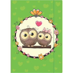 Zeichenmappe RNK, A4, Eulen