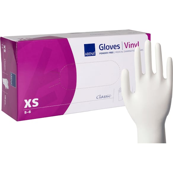 Handske Vinyl XS puderfri 100f