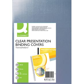 Einbanddeckel Q-CONNECT KF32120, A4, 150 µm