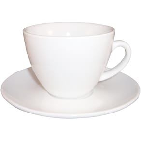 Kaffeetasse mit Untertasse ESMEYER BISTRO 52, weiß