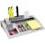 Desk organizer Post-it Index, zilver, 26 x 16,5 x 5,5 cm