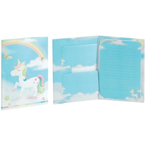 Briefmappe Rössler Lilly, sortiert, 10 Blätter / 10 Umschläge