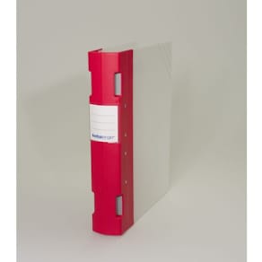 Gaffelpärm Plast KEBAErgo A4 Röd/Neutral, 55mm