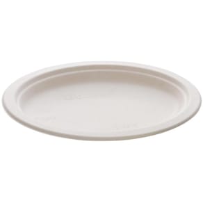 Tallerken bagasse oval 26x19cm (50)