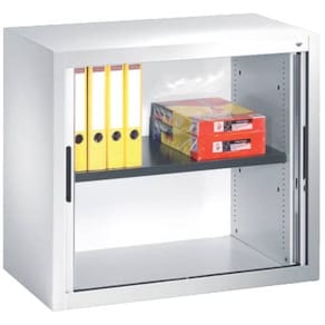Rollladenschrank CP, 1 Fachboden, hellgrau