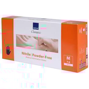 Hanske Abena C.S nitril u/p M sort (100)