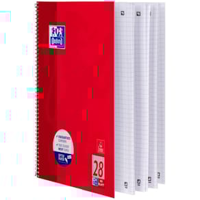 Collegeblock Oxford Optik Paper, A4+, 80 Blatt, kariert 28