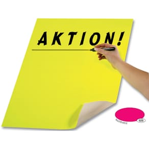 Plakatkarton Folia, leuchthellrot, 48 x 68 cm, 380 g/m²