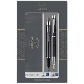 Geschenkset Parker IM Black, Füllfederhalter & Kugelschreiber, 2