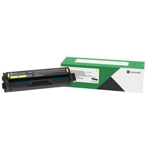 Toner LEXMARK C3220C0 return gul