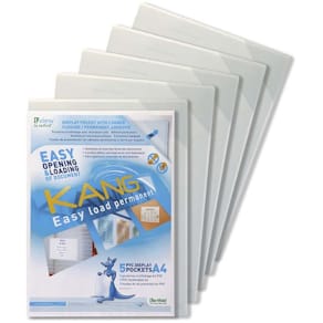 Plastlomme Tarifold A4 (210x297 mm) transparent, pk 5