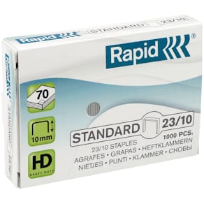 Häftklammer Rapid 23/10 Standard, 70ark, 1000/fp