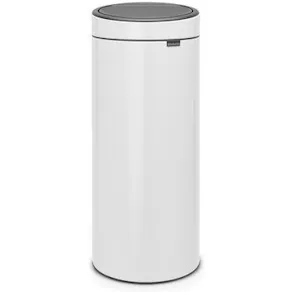 Papperskorg BRABANTIA Touch Bin 30L vit