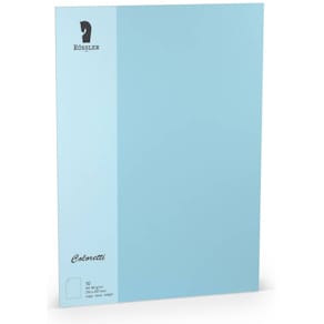Briefbogen Rössler Coloretti, A4, 80 g/m², 10 St., himmelblau