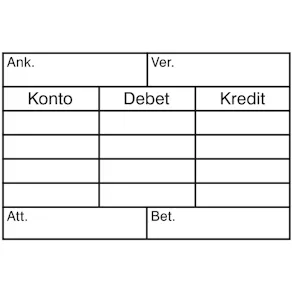 Konteringsstämpel Colop EOS UG1, 60x39mm