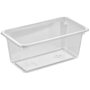 Plastbakke Færch 1-rums PET 895 ml, 180x99x75 mm, klar, 544 stk