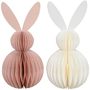 Dekofigur Osterhase Wabenpapier sortiert