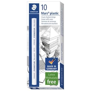 Viskelæderrefill STAEDTLER Mars 7 mm, til holder, 10 stk