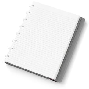 Filofax Anteckningsbok A5 Linjerad Graphite