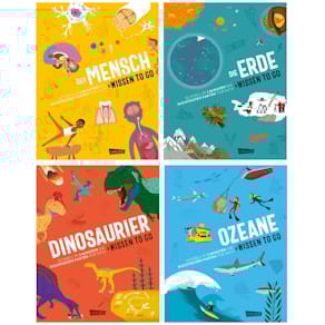 Kinderbuch CARLSEN Wissen to go, sortiert (4 Titel)