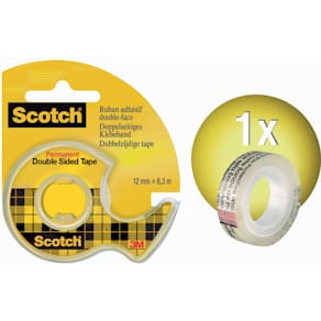 Handabroller Scotch 665H1263, 12 mm x 6,3 m, transparent