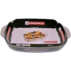 Ugnsform KÖKSKUNGEN glas 4,3L
