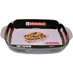 Ugnsform KÖKSKUNGEN glas 4,3L