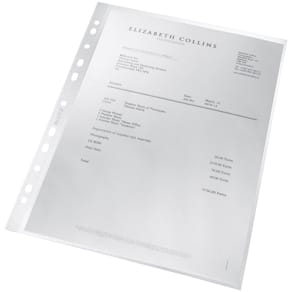 Showtas Leitz Recycle Premium, 11-gaats, transparant, pak van 100