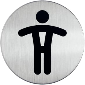 Hinweisschild Durable PICTO, WC Herren